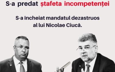 S-a predat ștafeta incompetenței
