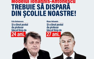 Posturile  didactice nu mai trebuie blocate zeci de ani de aleșii publici
